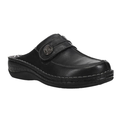 Propet Womens Jana Slip On Clogs Work Safety Shoes Casual - Blue