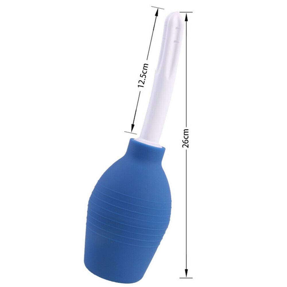 Anal Douche Enema Bulb Vaginal Douche Enema Cleaner (Black 10 oz)