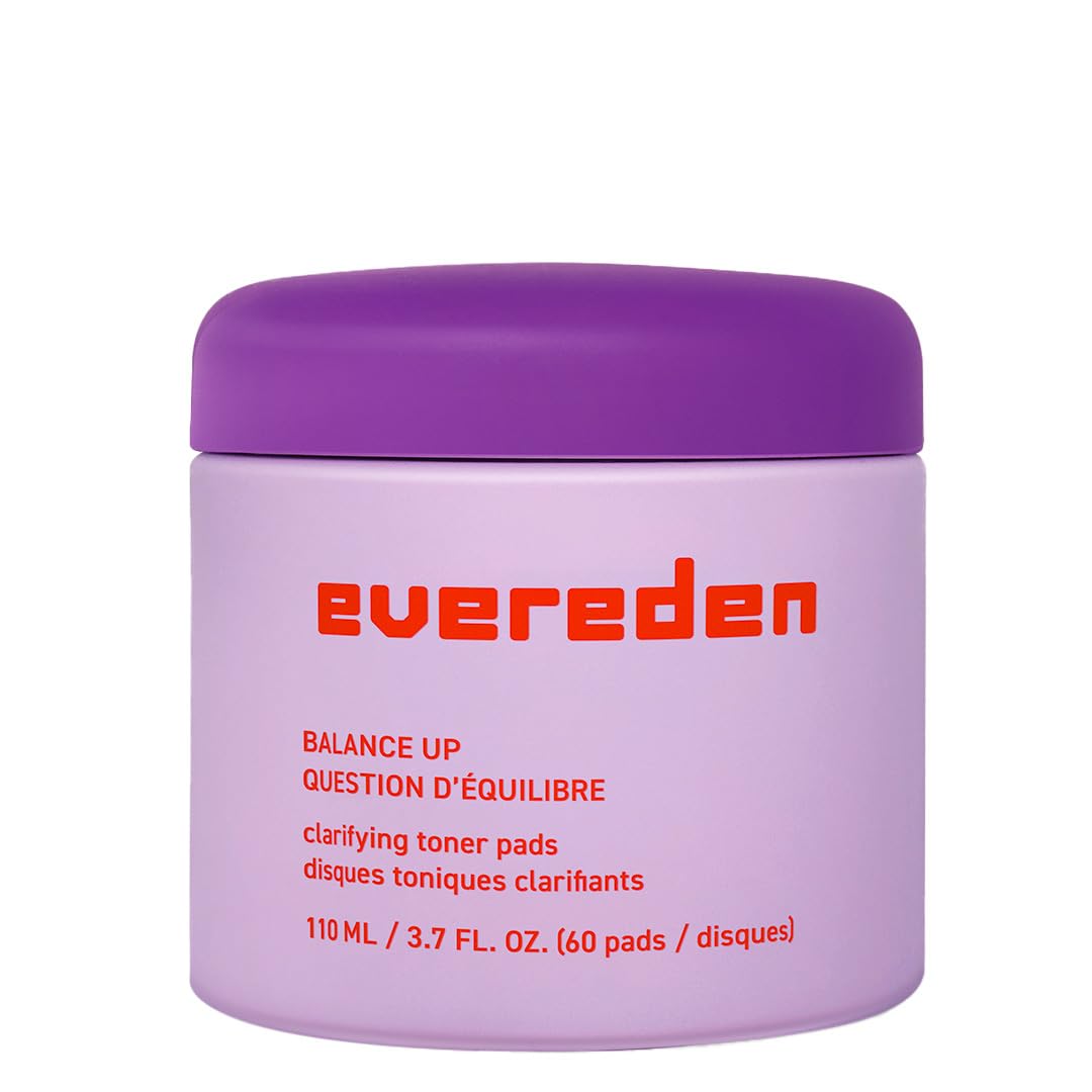 Evereden Toner Pads for Teens, Clean, Vegan Water-Based Face Toner Pads with Green Tea & Chamomile for Oily and Pimple-Prone Skin - Balanced Skin & Clog-Free Pores - Easter Basket Stuffers for Teens