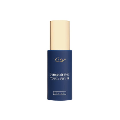 City Beauty Concentrated Youth Serum - Anti-Aging Face Serum - Firm & Smooth - Light-Activated Wrinkle Solution With Advanced Enzymes - Visibly Smooths Fine Lines & Wrinkles