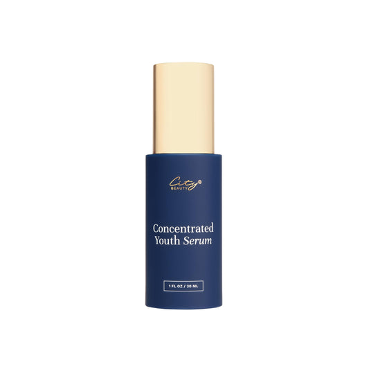 City Beauty Concentrated Youth Serum - Anti-Aging Face Serum - Firm & Smooth - Light-Activated Wrinkle Solution With Advanced Enzymes - Visibly Smooths Fine Lines & Wrinkles