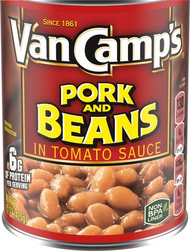 Van Camp's Pork and Beans, Canned Beans, 15 oz