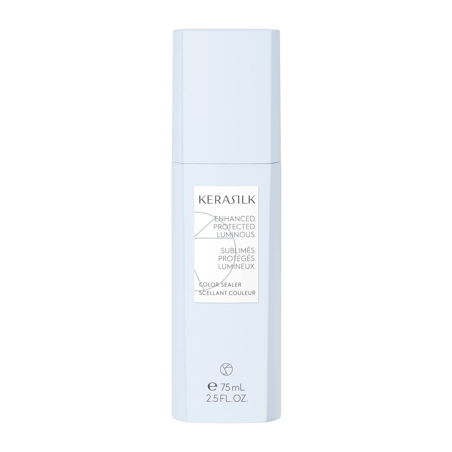 KERASILK Color Sealer | Provides Long-Lasting Color Protection | Moisturizes & Strengthens Hair Fiber | Conditions & Detangles | With Heat Protection | For Color Treated & Lightened Hair | 75ml