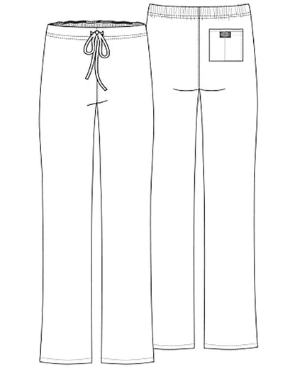 Dickies Women and Men Natural Rise Pant with 2 Pockets and Adjustable Drawstring, 83006