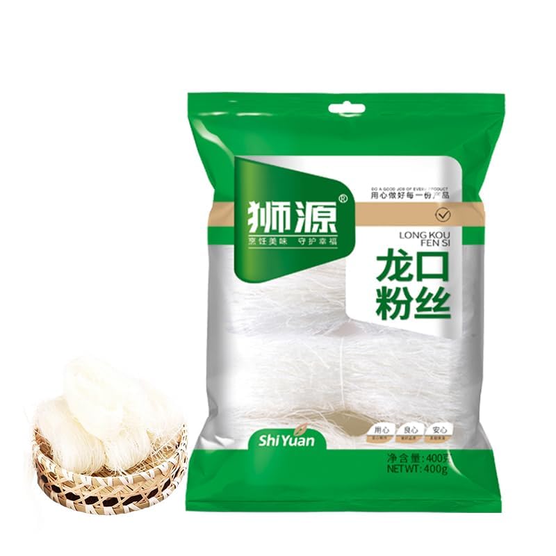 Phuumy 0.44lb Lungkuw Glass Noodles Chinese Noodles Authentic Rice Vermicelli Noodlesglass Noodle Pea Flour Mung Bean 200g