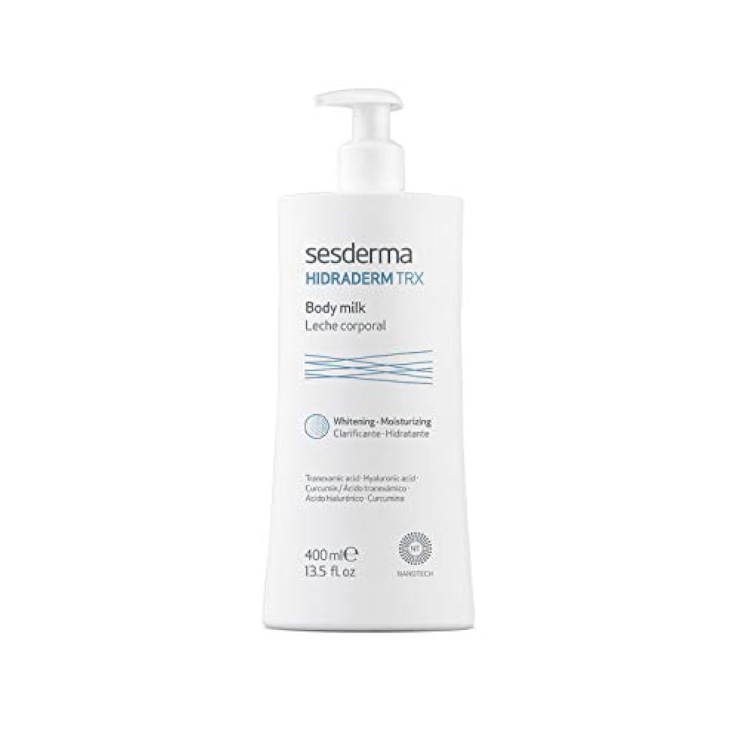 Sesderma HIDRADERM TRX Body Milk, Restore & Revitalize Skin with Unique Hydrating Ingredients, Daily Essential Lotion, 13.5 fl oz