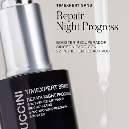 Germaine de Capuccini - Timexpert SRNS Repair Night Progress Serum - Advanced Anti-Aging Booster with Innovative Active Ingredients - Hyaluronic Acid + Vitamin C - Power of Absorption - 1.7 oz
