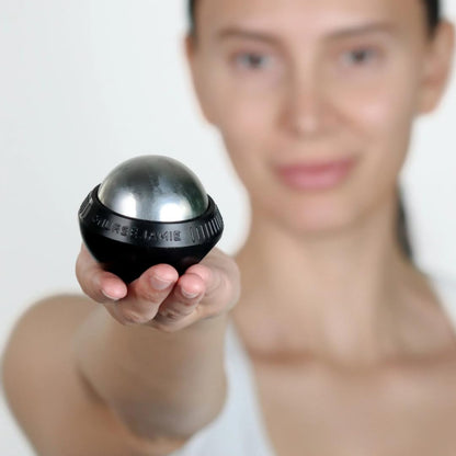 Nurse Jamie Super-Cryo Massaging Orb – Stainless Steel Roller for Face & Body – Long-Lasting Cooling & Warming Therapy for Circulation, Recovery & Tension Relief