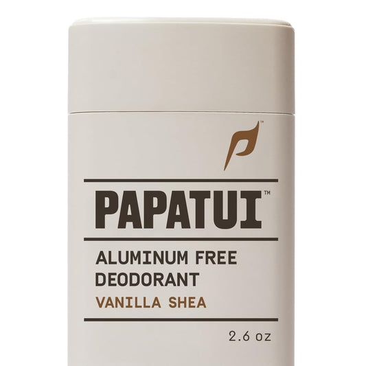 PAPATUI by Dwayne Johnson Aluminum-Free Deodorant for Men | Odor Protection, Moisture Absorption, Skin Nourishing Formula | Vanilla Shea | 2.6oz