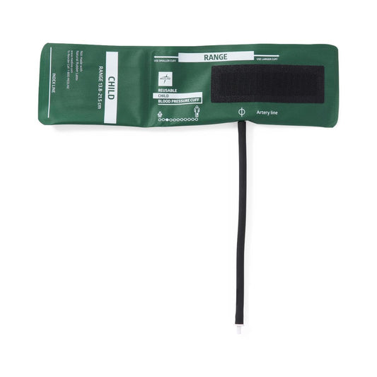 Medline Reusable 1-Tube Blood Pressure Cuff with Bayonet Connector, Child,1,Each,MDS9911HPREH