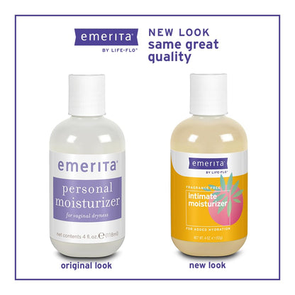 Emerita Intimate Moisturizer - Personal Care for Vaginal Dryness, Vulva Balm, Water Based Cream with Aloe Vera Gel for Vaginal Moisture and Comfort, Estrogen and Paraben Free - 4 fl oz