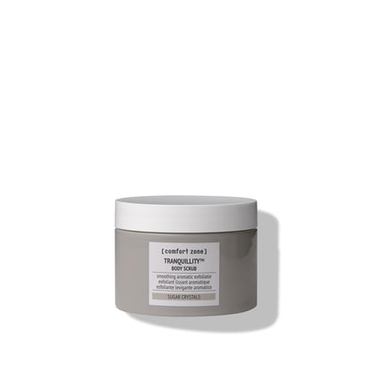 Tranquillity Body Scrub, Exfoliating Treatment, Smooths, Softens, Nourishes, Glowing Skin, Clean Beauty, Sugar Crystals, Amaranth & Almond Oils, All Skin Types, 10.06 Oz