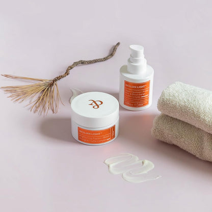 The Sicilian Light Day Dreamer with Retinoid, Vitamin C and Truffle Complex Serum and Cream Duo