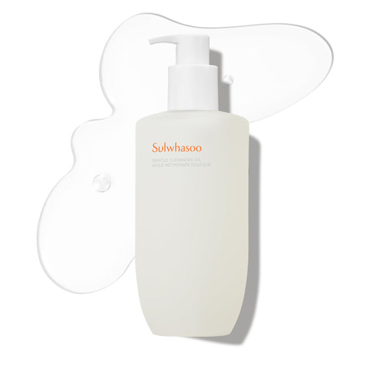 Sulwhasoo Gentle Cleansing Oil – Daily Oil Cleanser with Korean Herbal Ingredients for Face | Removes Waterproof Makeup & SPF, Softens & Nourishes Skin | Hydrating Double Cleansing, Korean Skincare