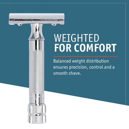 MERKUR MERKUR Short Handle Safety Razor with 10 blades
