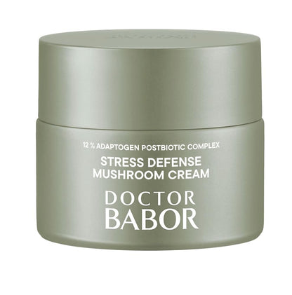 BABOR DOCTOR Microbiomic Stress Defense Mushroom Cream (50 ml) – Nourishing Antioxidant Face Moisturizer – Vegan Professional Skincare