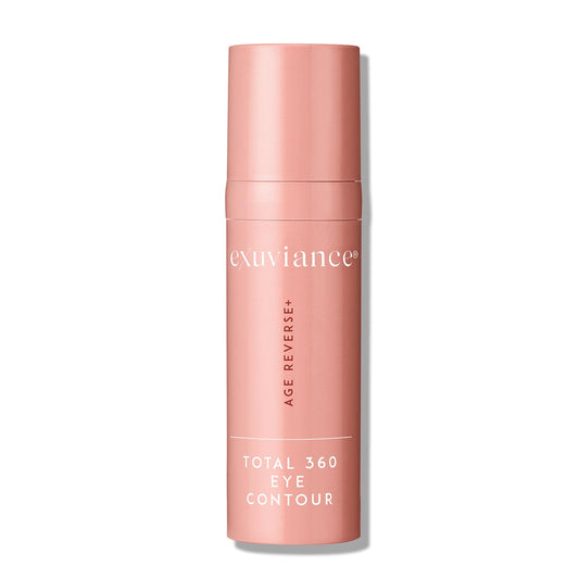 EXUVIANCE AGE REVERSE+ Total 360 Eye Contour, Anti-Aging Eye Cream, Brightens Dark Circles, Firms and Tightens Fine Lines and Wrinkles, with Caffeine, Hyaluronic Acid, and Peptides, 15g