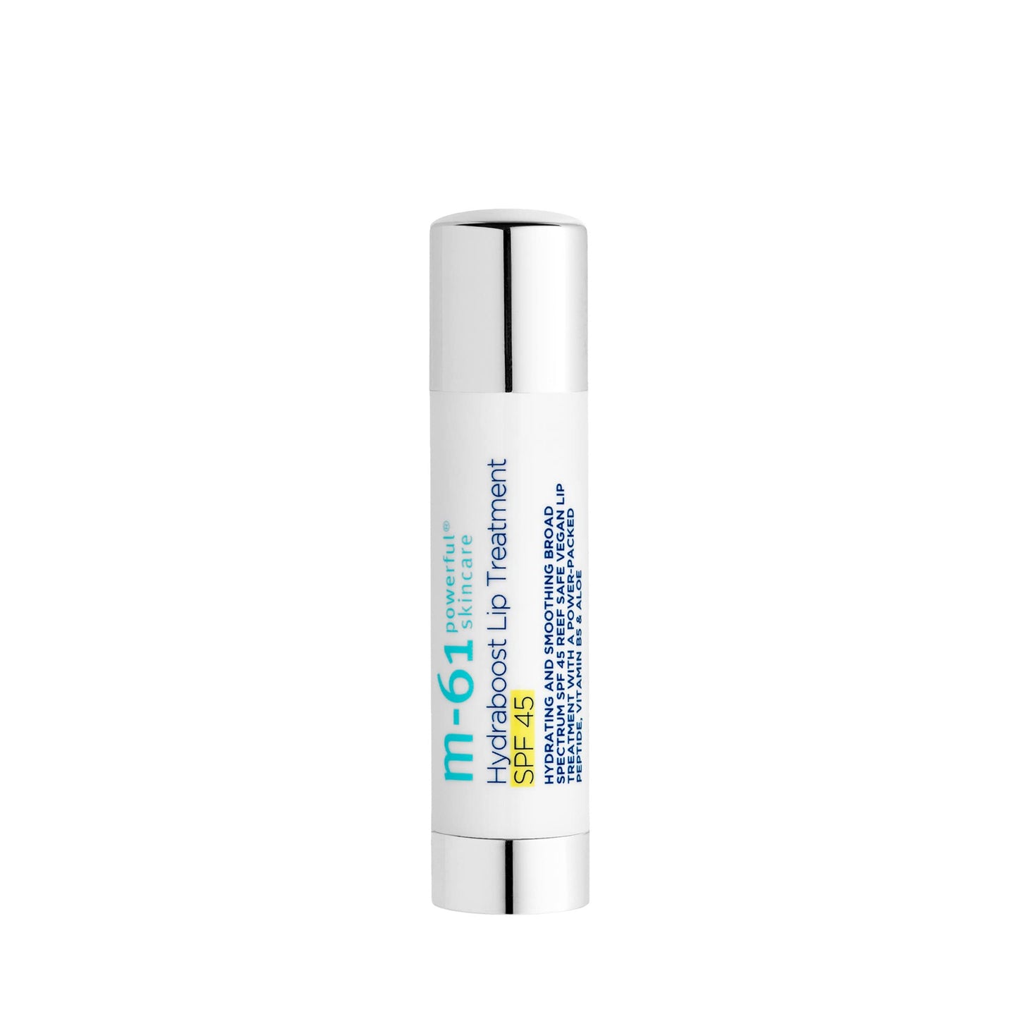 m-61 Hydraboost Lip Treatment | Hydrating, Smoothing, Vegan Lip Balm with Vitamin B5 and Aloe. Bee Free. Light Mint Scent. Clear, Untinted.