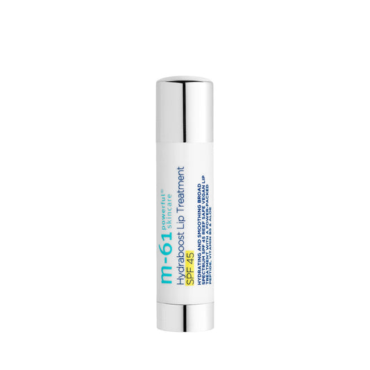 m-61 Hydraboost Lip Treatment | Hydrating, Smoothing, Vegan Lip Balm with Vitamin B5 and Aloe. Bee Free. Light Mint Scent. Clear, Untinted.