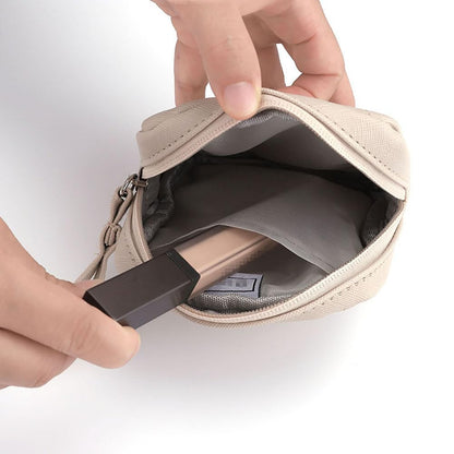 Sanitary Napkin Storage Bag Tampon Organizer Bag Feminine Product Pouch Menstrual Pad Bag Menstrual Cup Pouch Feminine Menstruation First Period Bag for Girls Women Grey