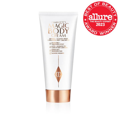 Charlotte Tilbury Magic Body Cream - Skin Tightening Cream for Body Enriched with Caffeine, Hyaluronic Acid & Shea Butter - Nourishes, Smooths & Hydrates Skin
