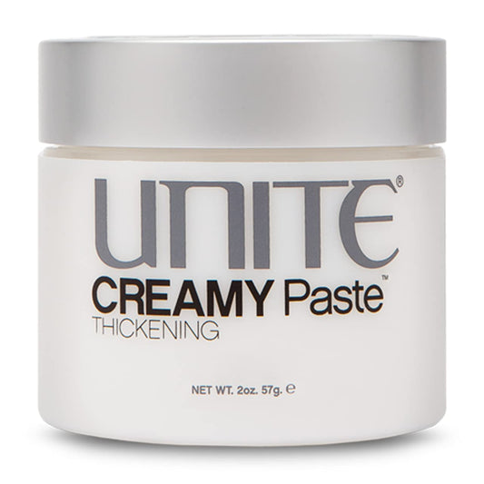 UNITE Hair – CREAMY Paste – Versatile Styling Paste for Texture, Definition & Buildable Hold – Adds Thickness & Piecey Separation – 2 Oz