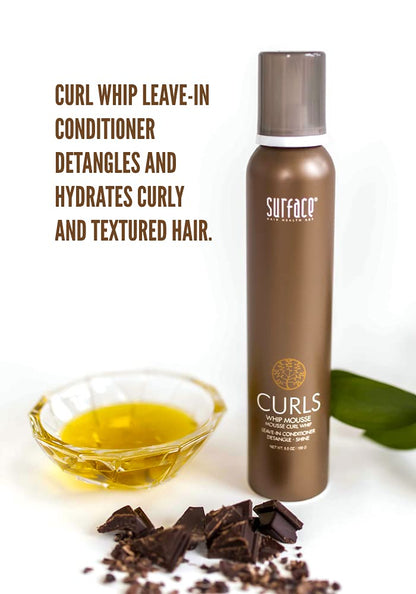 Surface Hair - Trio Box Set, Shampoo, Conditioner And Leave-In Conditioner – Defines, Adds Shine, and Provides Frizz Free Style Longevity