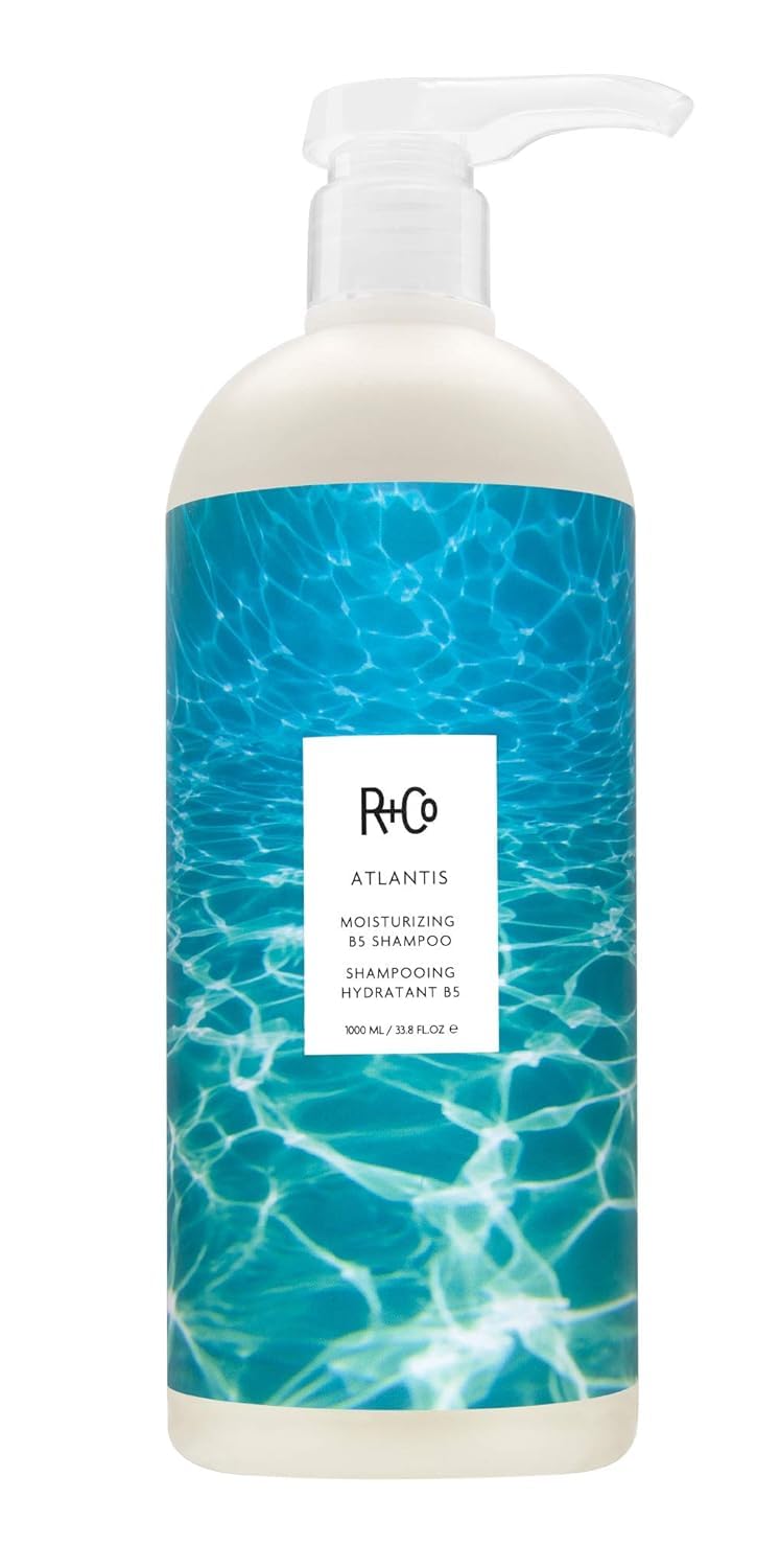 R+Co Atlantis Moisturizing B5 Shampoo | Shine + Tames Frizz + Intense Hydration | Vegan + Cruelty-Free |Vegan + Cruelty-Free