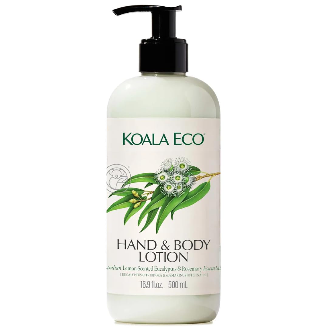 Koala Eco Lotion- with Australian Lemon Scented Eucalyptus & Rosemary Essential Oil - 16oz