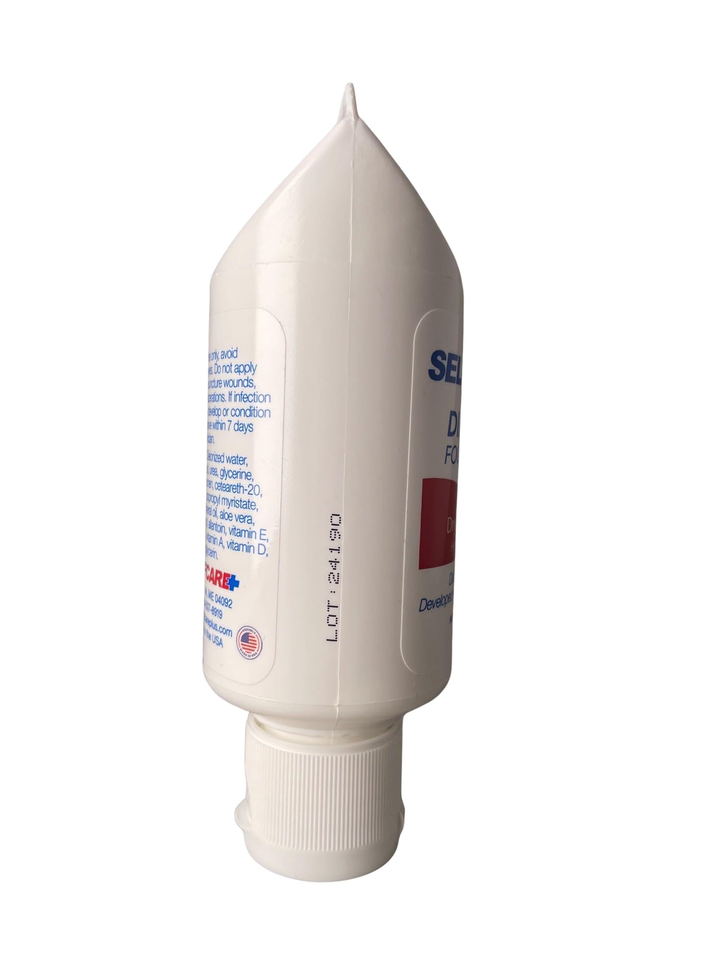 Diabetic Foot Cream For Dry Cracked Feet. Leaves Hands Legs, Feet & Body Smooth Patented Lotion, 5 oz