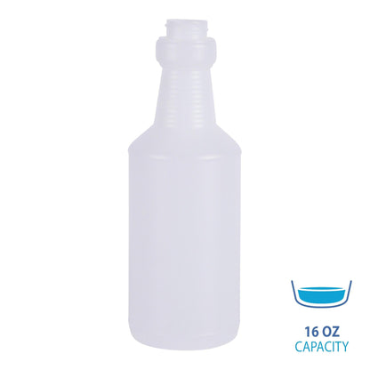 Boardwalk Handi-Hold Spray Bottle, 16 oz, Clear, 24/Carton