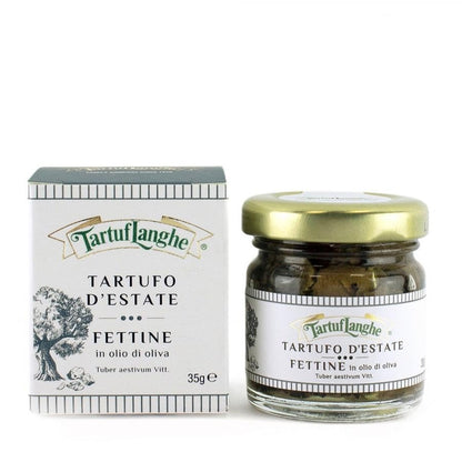 TartufLanghe Premium Black Truffle Carpaccio in Olive Oil – Gourmet Italian Food with Preserved Black Truffles for Pasta, Risotto, Meat, Fish, Eggs, Salads, and Fine Foods - 1.23 oz (Pack of 1)
