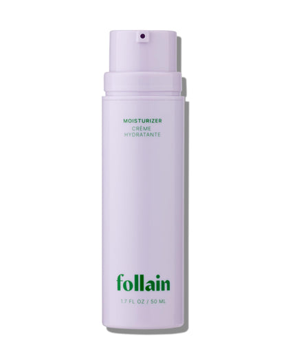 Follain Lightweight Daily Moisturizer for All Skin Types | Hyaluronic Acid, Peptides, Retinol-Alternative Bakuchiol - Deeply Hydrates + Visibly Plumps Skin - Clean Beauty, Vegan & Cruelty-Free