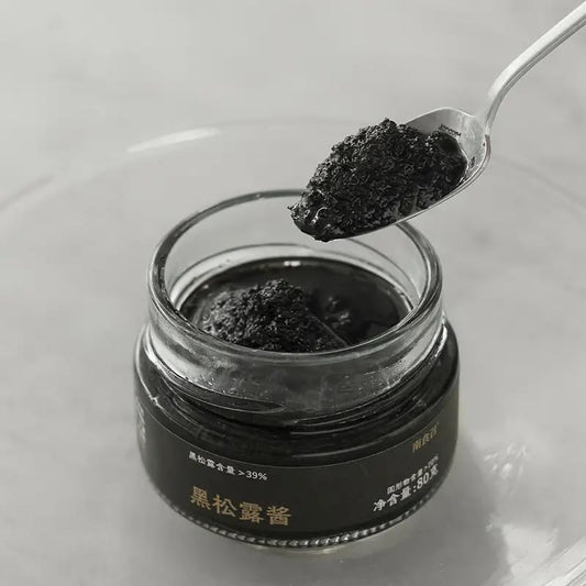 Premium Black Truffle Sauce, Black Truffle Content>39% (2.82oz/80g) Without Flavoring, Pasta Sauce and Bread Spread 黑松露酱