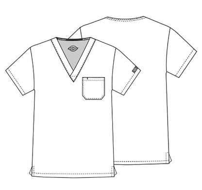 Dickies Gen Flex Men Scrubs Top V-Neck 81722
