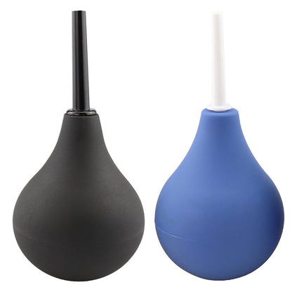 Anal Douche Enema Bulb Vaginal Douche Enema Cleaner for Women’s or Man’s Health -for Water or Coffee Colon Cleansing, Detox and Constipation (Blue, 7.4Ounce)