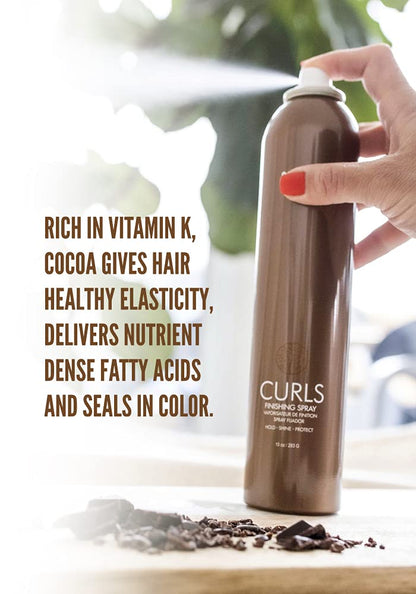 Surface Hair Curls Finishing Spray With Babassu Oil For hold, Definition, Shine And Thermal And Humidity Protection