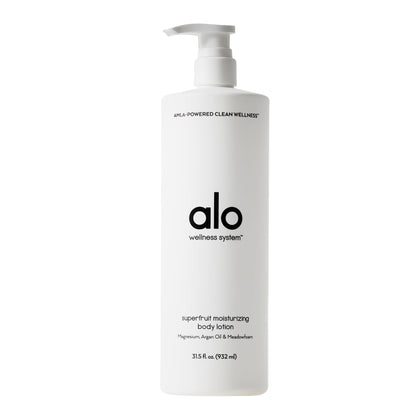 Alo Superfruit Body Lotion | Smoothing & Fast-Absorbing Hydration | Infused with Magnesium | Shea Butter, Coconut & Argan Oil | Citrus Scent | 31.5 fl. oz