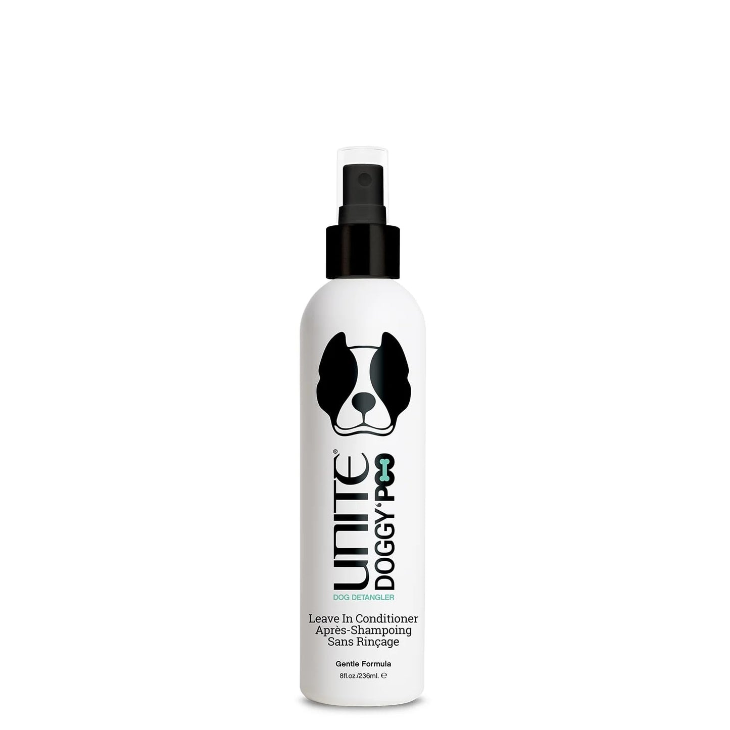 Unite Hair - Doggy 'Poo Detangler - Weightless Leave-in Conditioner That Instantly Detangles and Adds Shine to Your Dog's Coat - Safe for All Pet Types, 8 Fl Oz