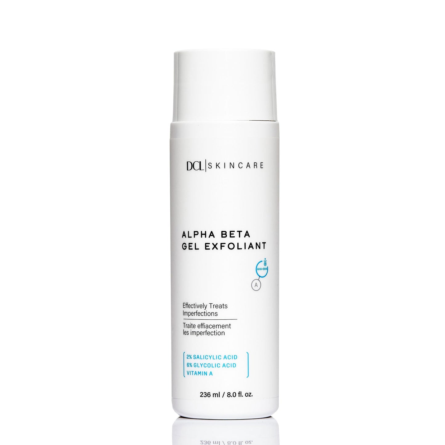 DCL Skincare Alpha Beta Gel Exfoliant, AHA/BHA Resurfacing Treatment, 6.7 oz