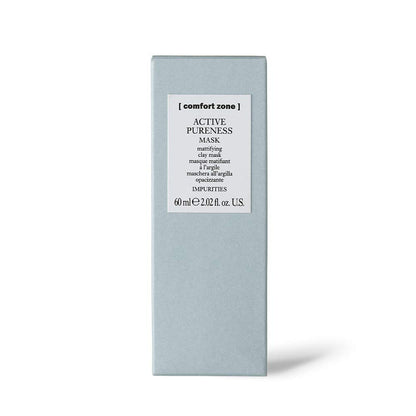 Active Pureness Mask, Mattifying Clay Face Mask, Absorbs Excess Sebum, Minimizes Pores, Purifying Treatment, Kaolin & Green Clay, Oily Skin, Vegan, Made in Italy, 2.03 Fl Oz