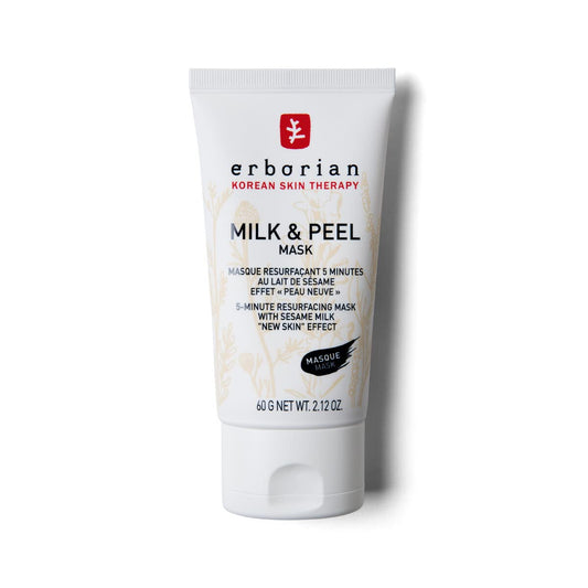 Erborian Milk & Peel Mask, Gentle Hydrogel‑Effect Exfoliates, Smooths & Refines for Refreshed, Renewed Mirror‑Skin, Korean Skincare, All Skin Types