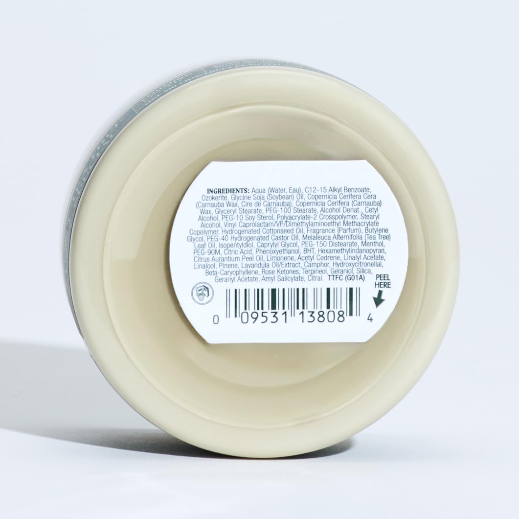 Tea Tree Forming Cream, Flexible Hold, Natural Shine Finish, For All Hair Types, Especially Medium to Coarse, 3 oz
