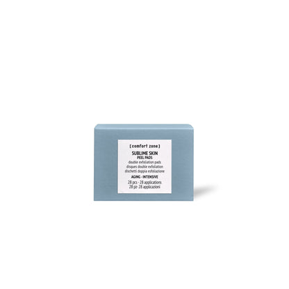 Sublime Skin Peel Pads, Exfoliating Face Wipes, Brightens, Smooths Texture, Double Action, Fragrance Free, Clean Beauty, Glycolic, Lactic, Citric Acids, 28 Count
