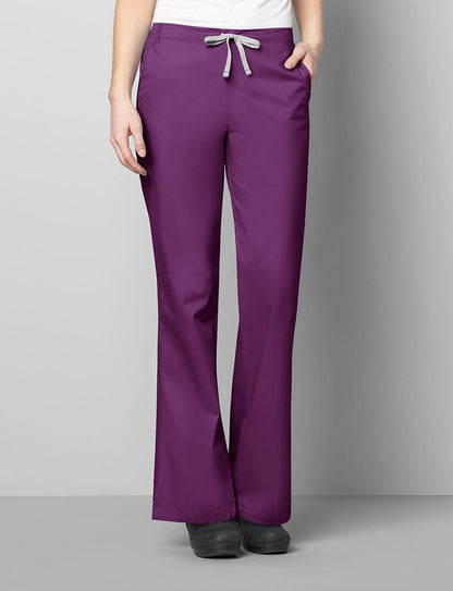WonderWink Women's Plus-Size Wonderwork Flare Leg Scrub Pant, Ceil Blue, 4X-Large