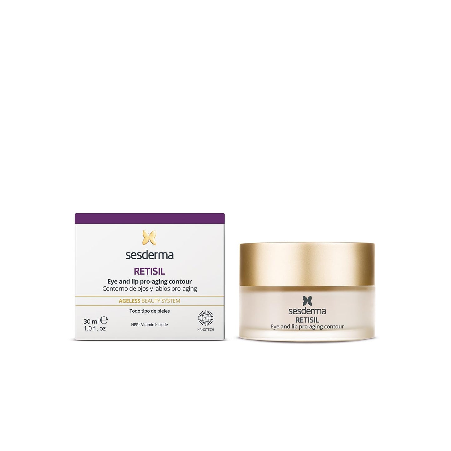 Sesderma RETISIL Eye And Lip Pro-Aging Contour | Ageless Beauty System | Wrinkles | Silky Smooth Skin, 1.0 fl oz