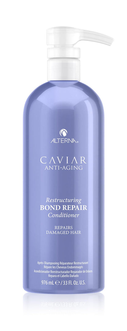 Alterna CAVIAR Anti-Aging Restructuring Bond Repair Conditioner | For Brittle, Damaged and Split Ends | Repairs, Strengthens & Protects Damaged Hair | Sulfate Free