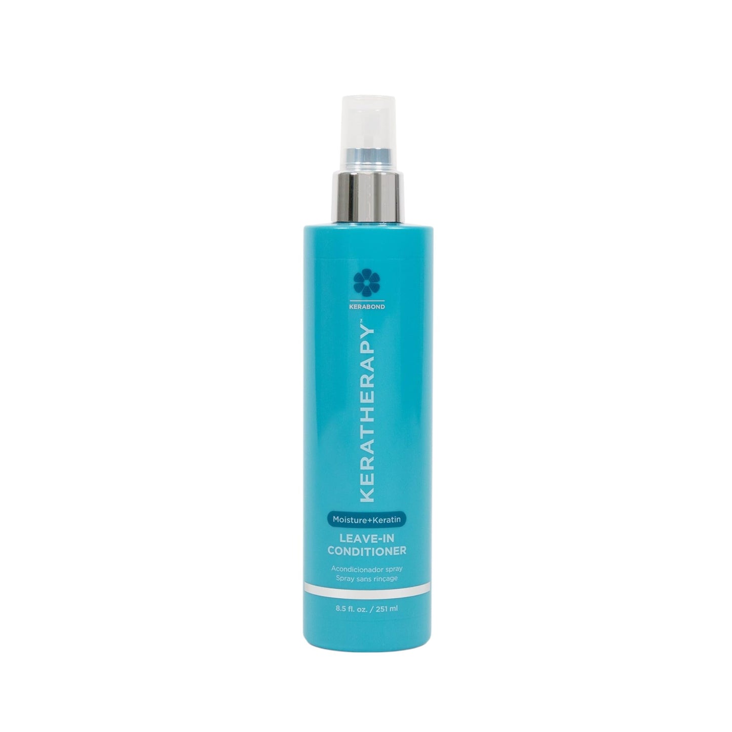 Keratherapy Keratin Infused Moisture Leave In Conditioner Spray, 8.5 fl. oz., 251 ml - Hydrating Leave in Conditioner Spray with Jojoba Oil, Panthenol, Arginine Amino Acid & Wheat Oil for Damaged Hair