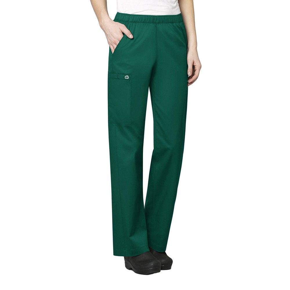 WonderWink Women's Pull-On Cargo Pant, Hunter, XX-Small