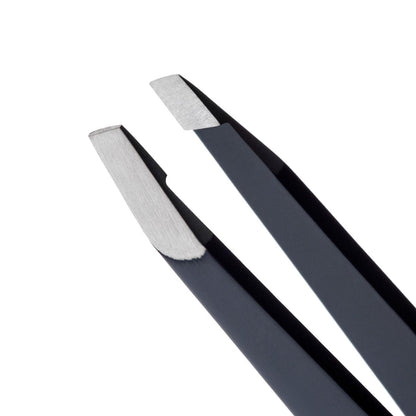 Lune+Aster Slant Tweezer - Stainless steel slant tweezer for at-home brow touch ups and other grooming needs.